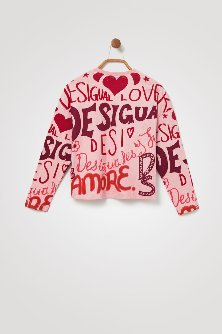 T-shirt pen effect 100% cotton | Desigual