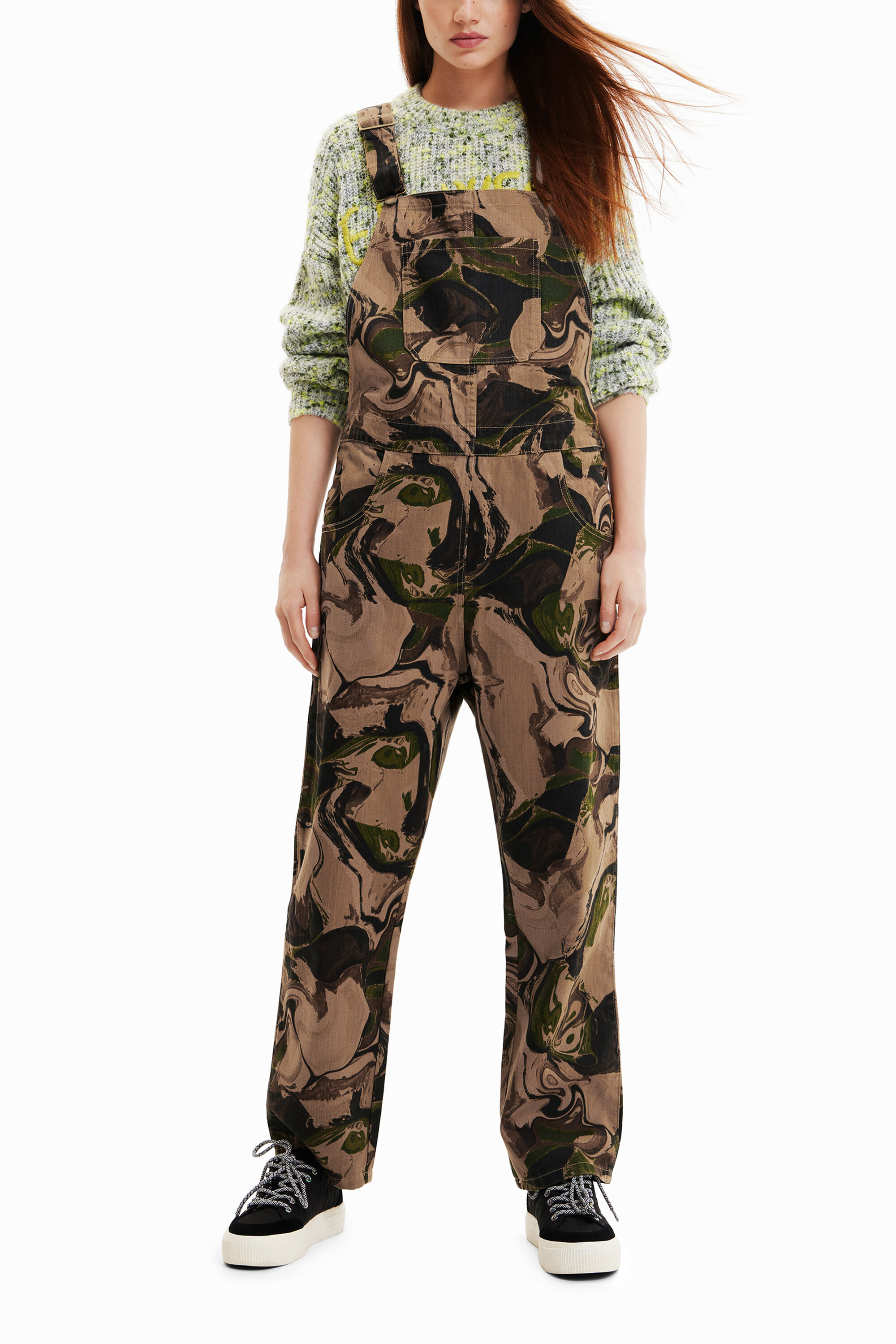 Womens camo dungarees cheap