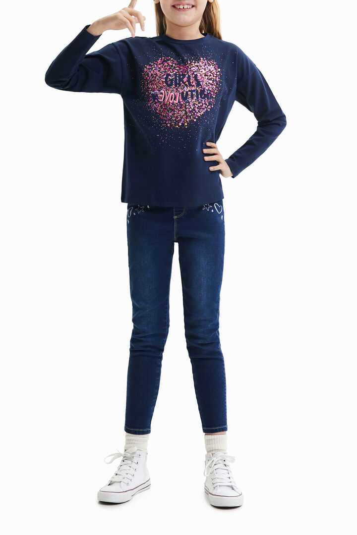 Sequin splatter T-shirt | Desigual