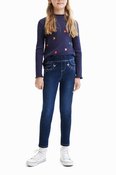 Jeggings slim dibuixos | Desigual