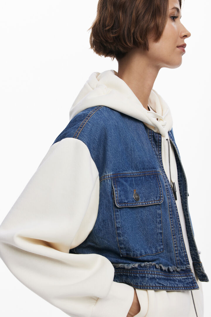 Kombiniertes Denim-Sweatshirt | Desigual