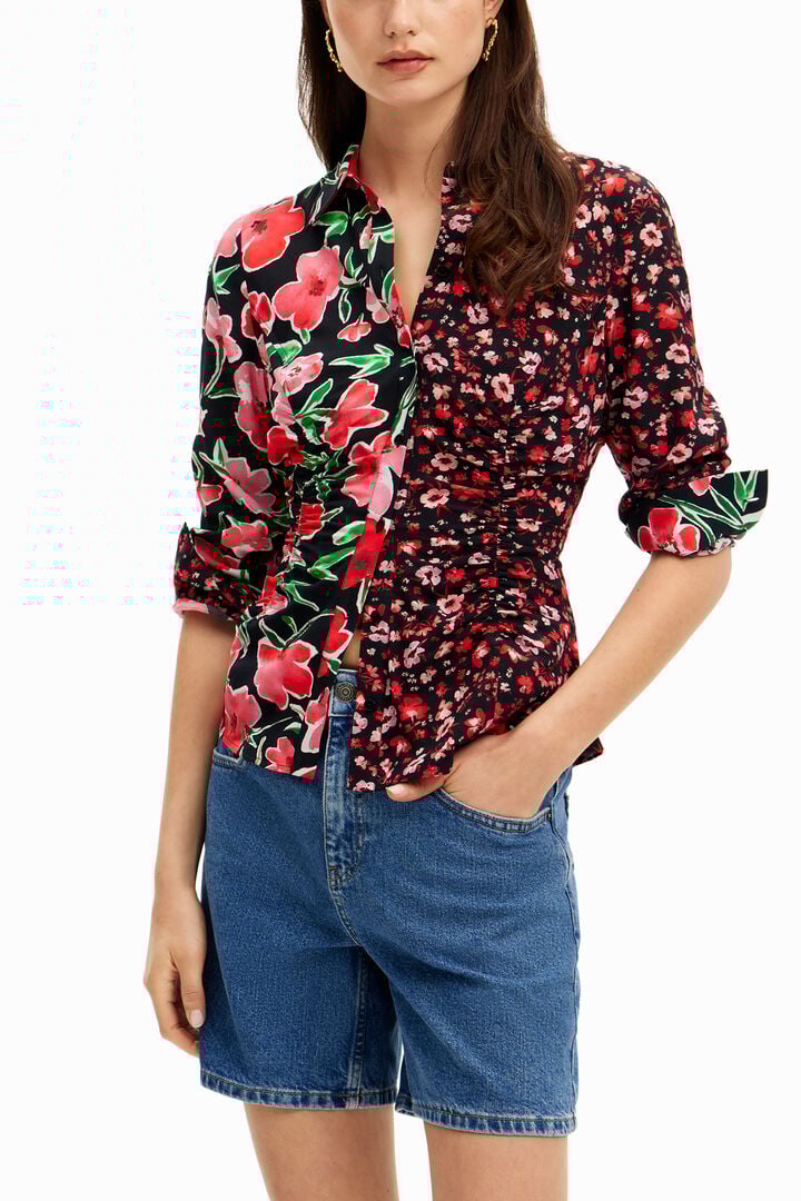 Camicia arricciata floreale | Desigual