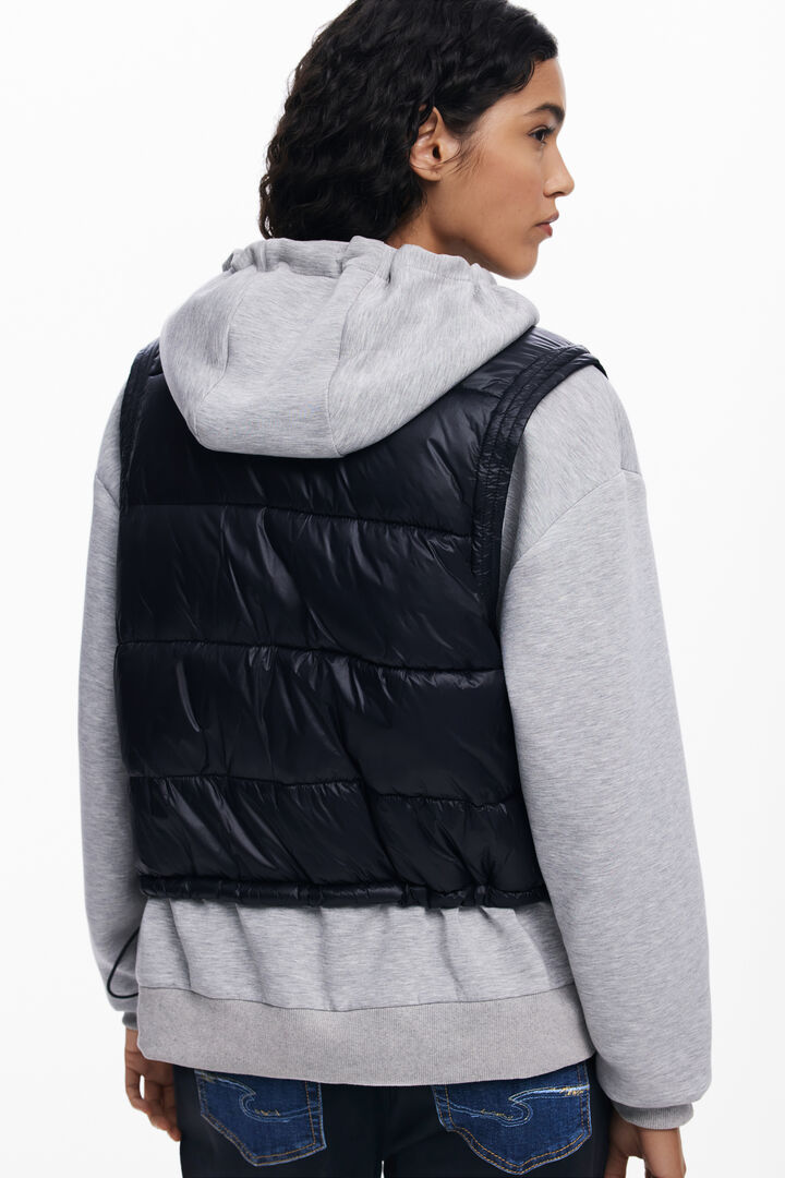 Sweat combiné avec gilet matelassé | Desigual