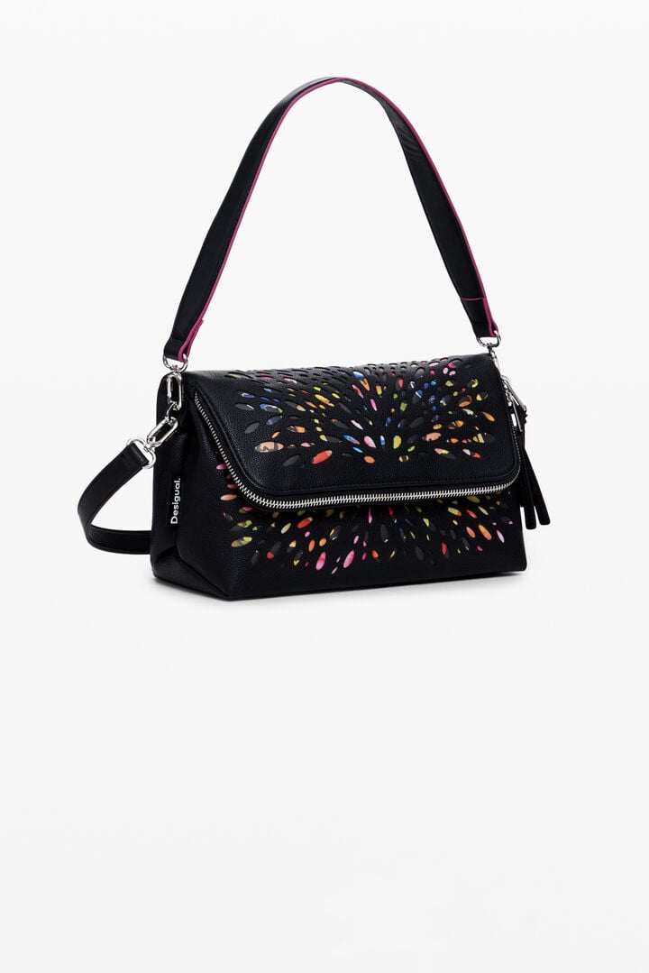 Medium crossbody perforated bag | Desigual