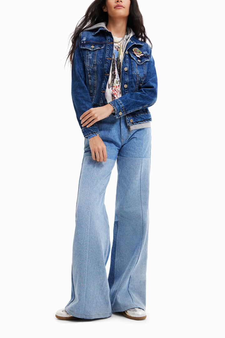 Hooded denim jacket | Desigual