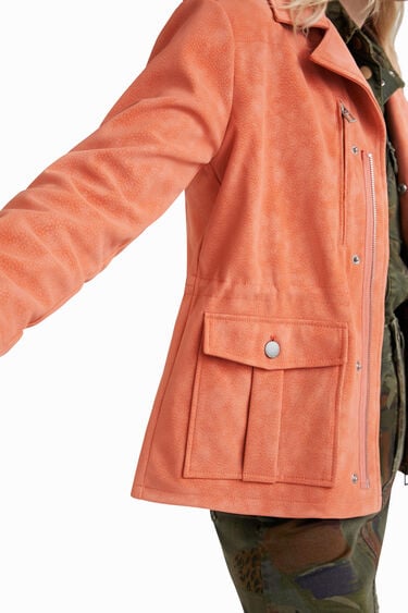 Straight multi-pocket jacket | Desigual