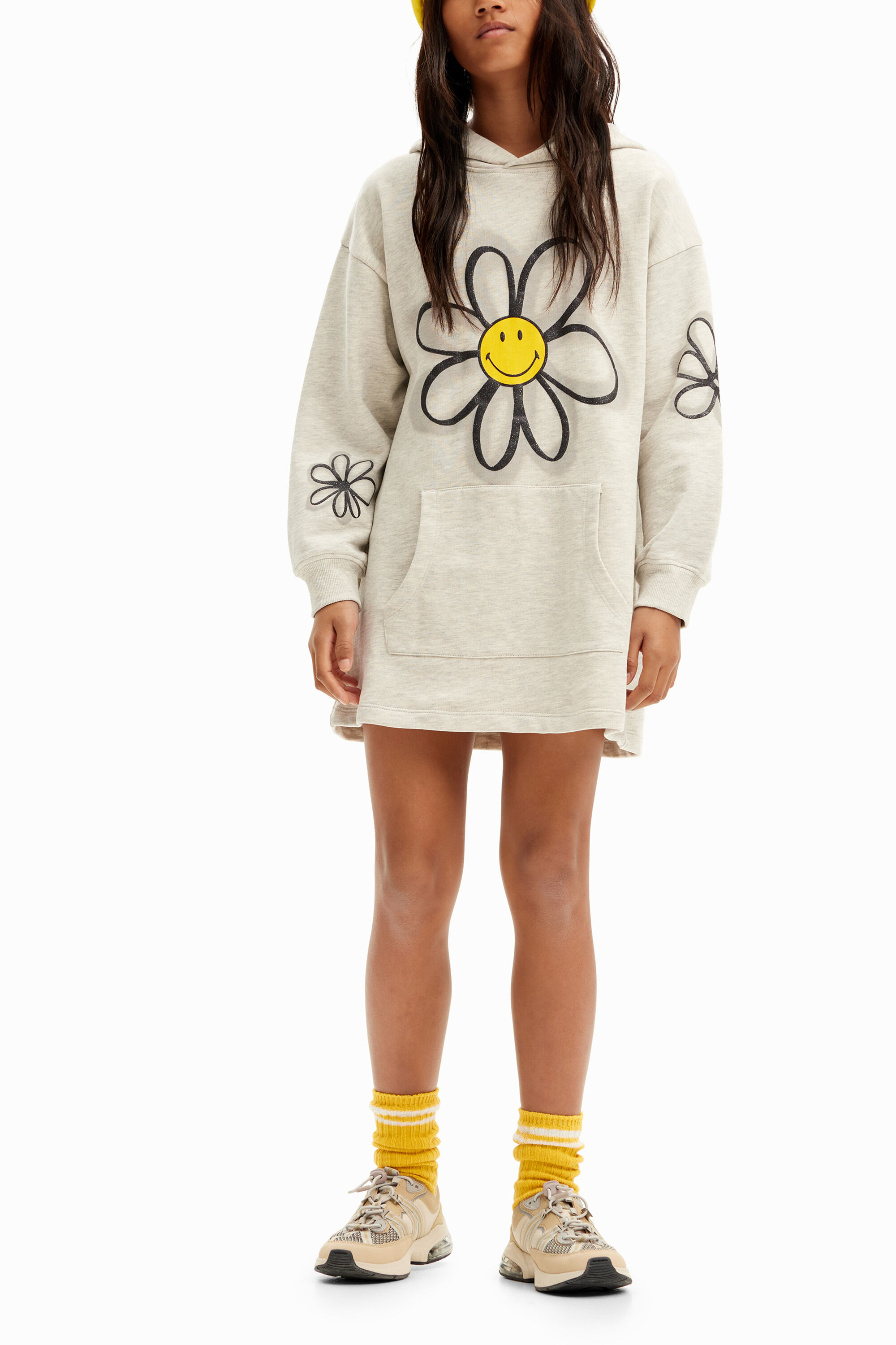 Desigual Smiley Originals sweater dress