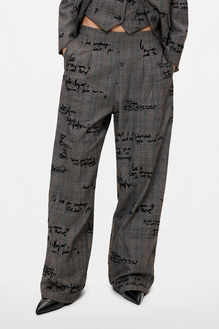 Lange karohose