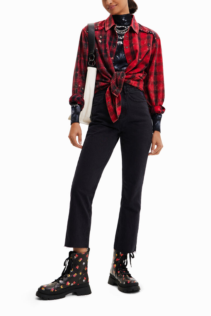 Camisa tartán punk | Desigual