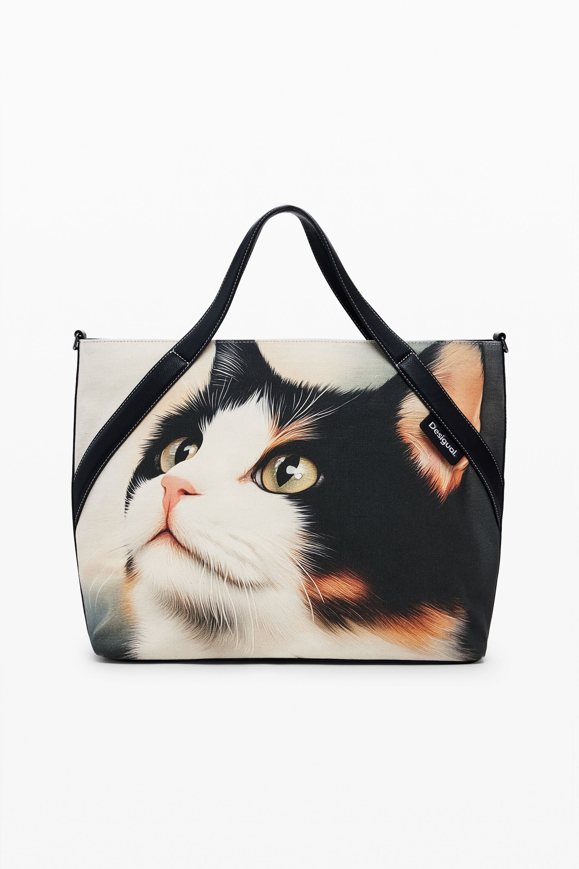 Large cat shopper bag