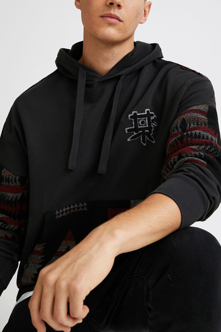 Sweat-shirt à frise ethnique | Desigual
