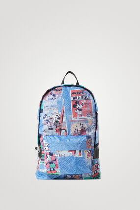 Folding backpack Mickey Mouse comic