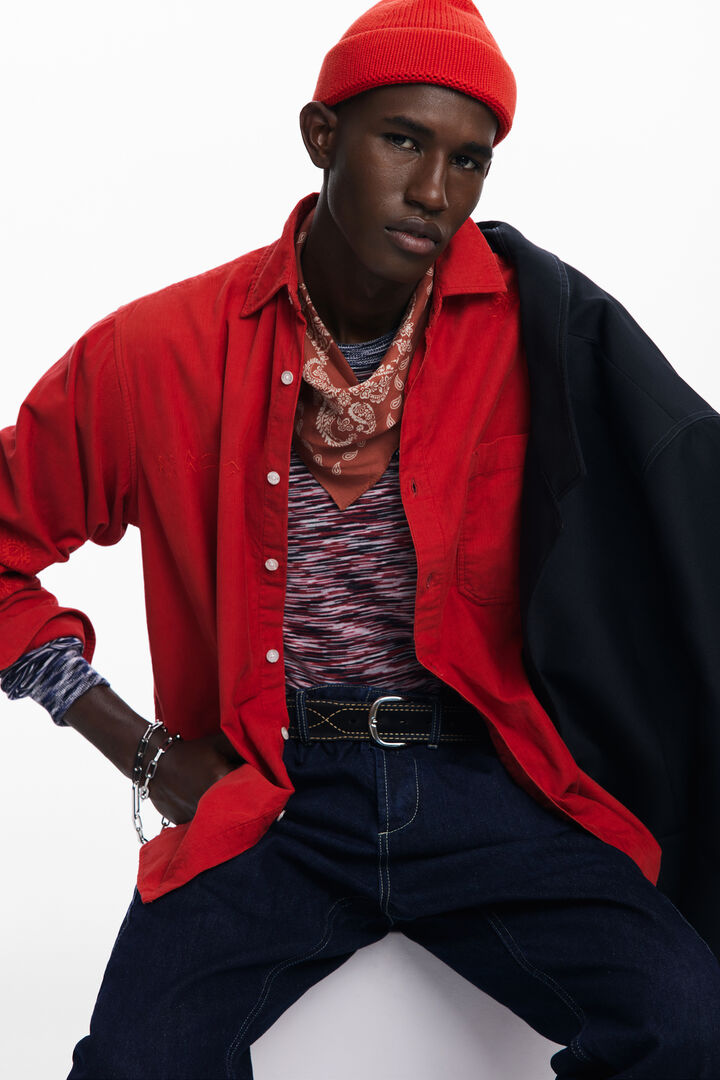 Two-tone marled T-shirt | Desigual