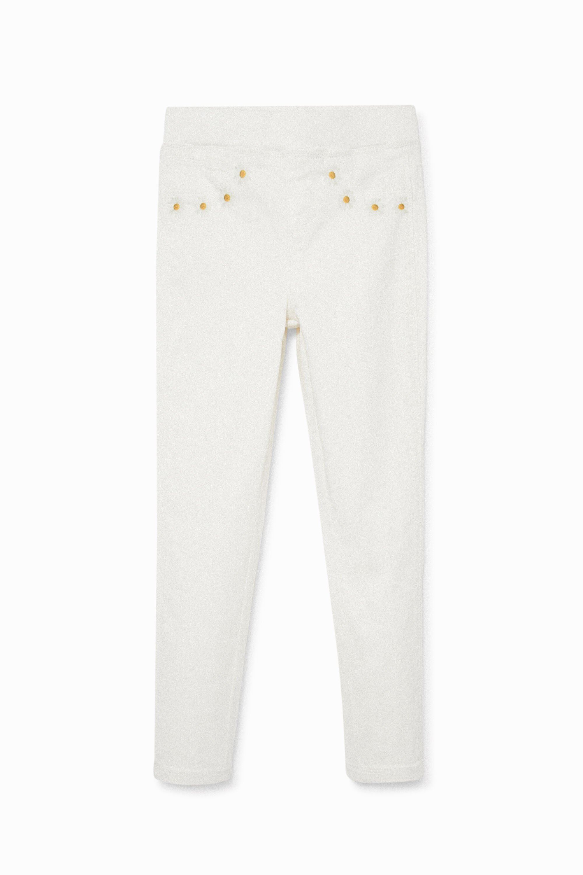 Black daisy jeggings outlet