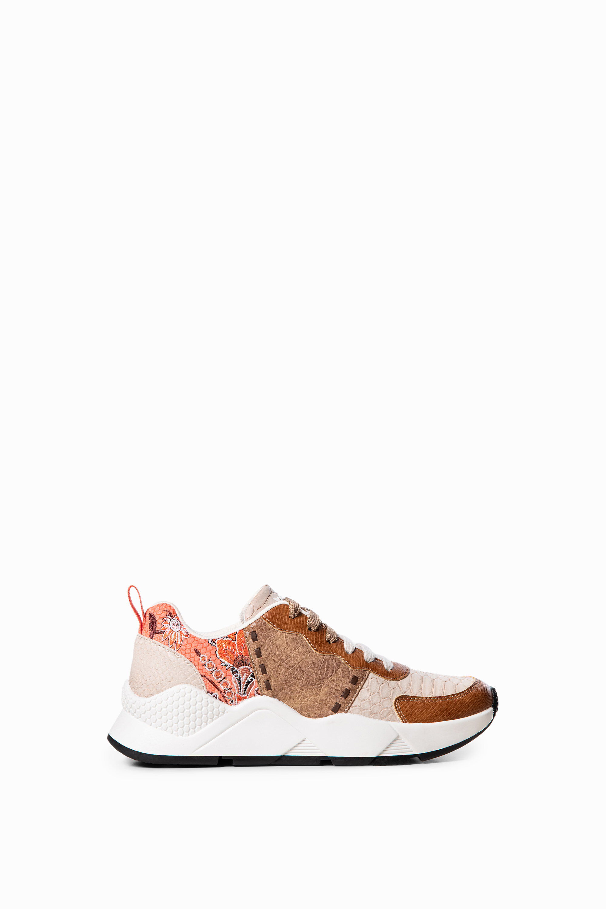 Reptile patch sneakers | Desigual.com