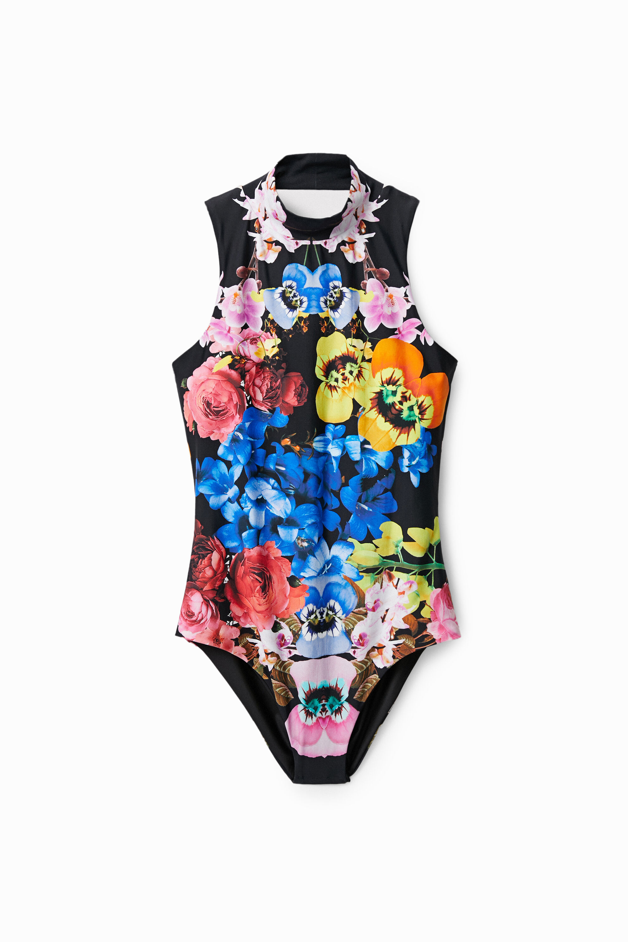 M. Christian Lacroix floral bodysuit - BLACK - XL