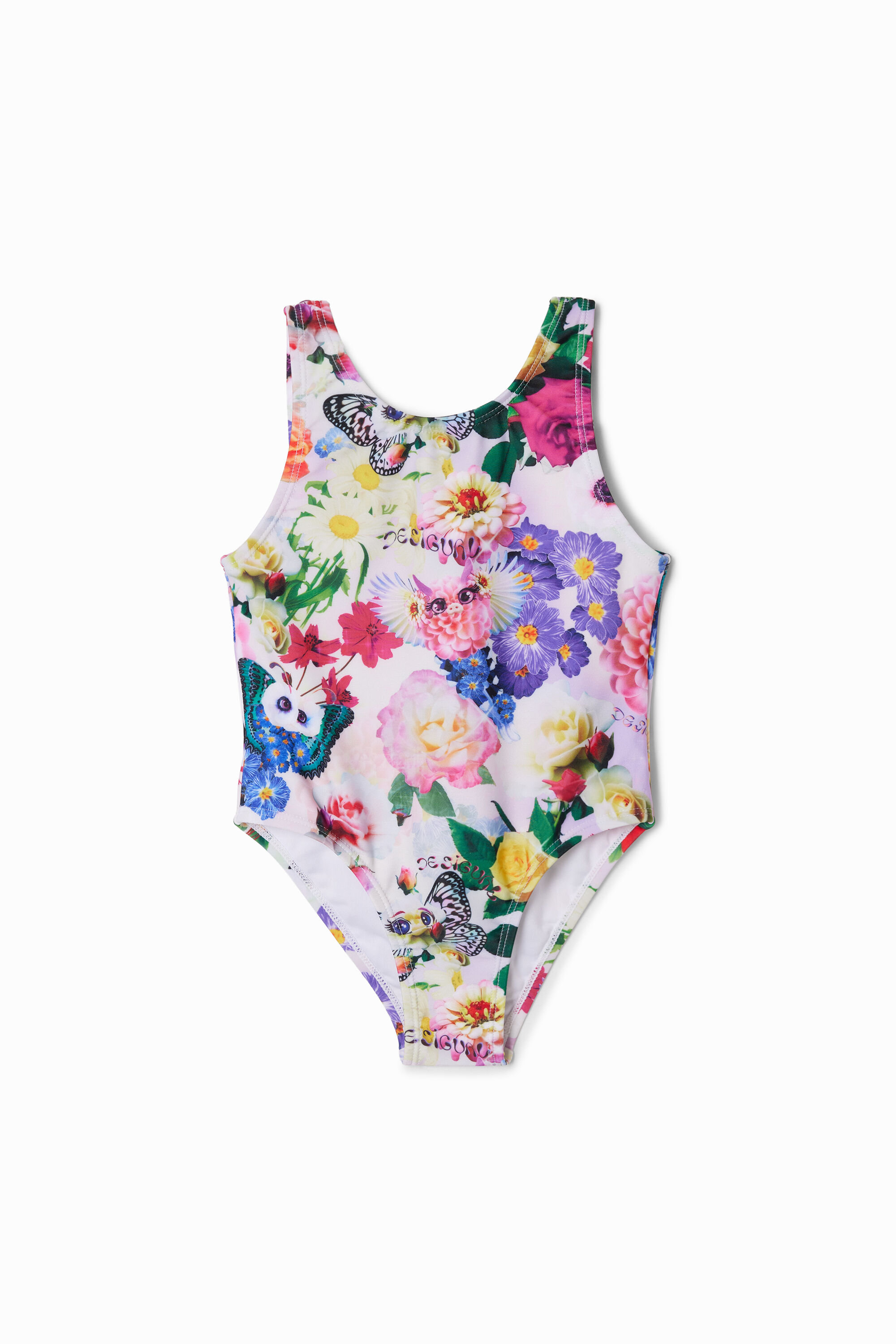 Desigual Fantasy strap swimsuit