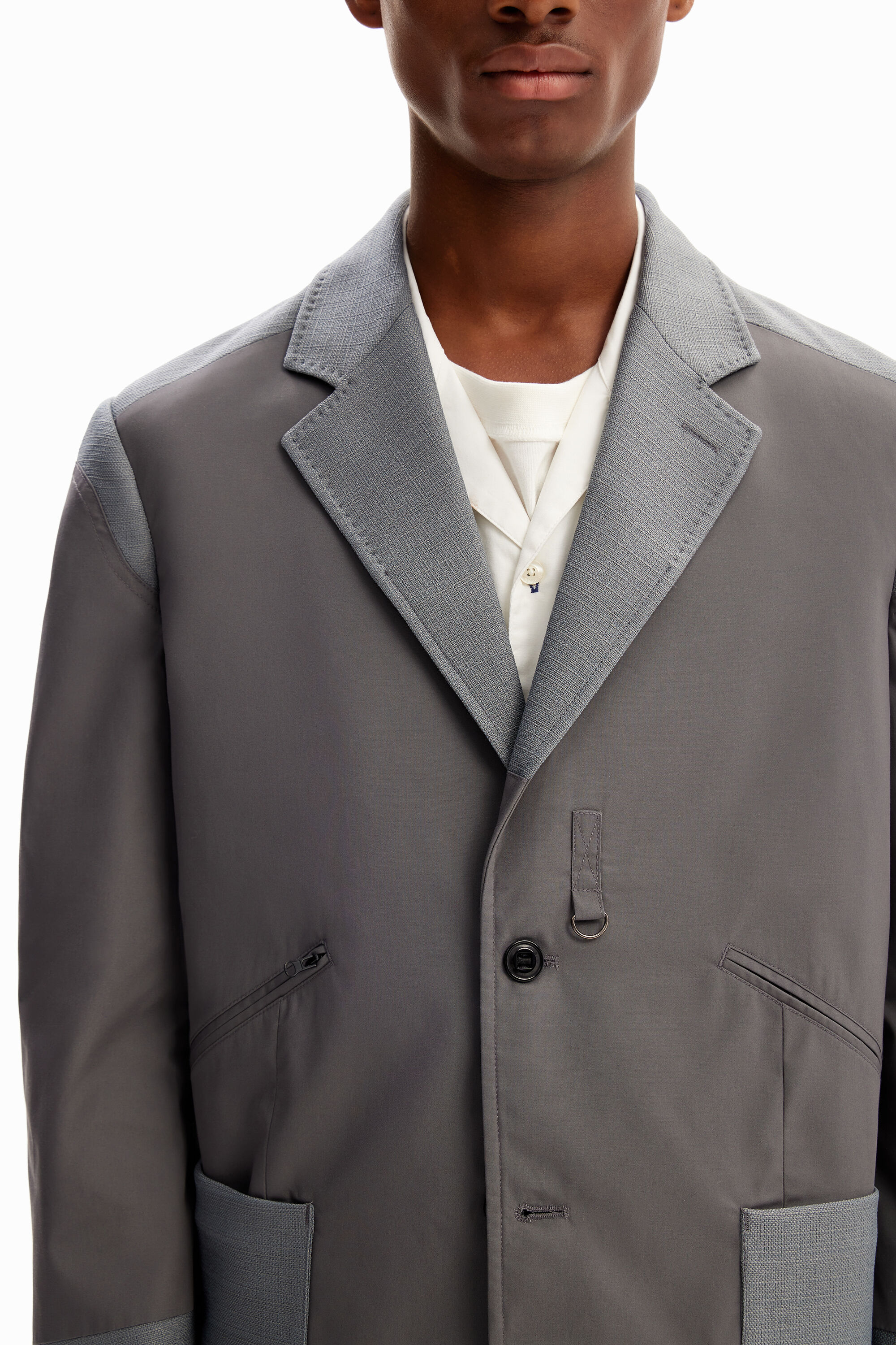 Men's Hybrid pockets blazer I Desigual.com