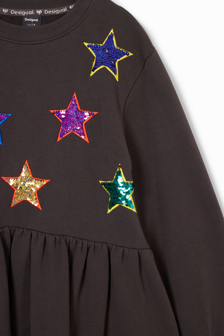 Star sweatshirt dress | Desigual