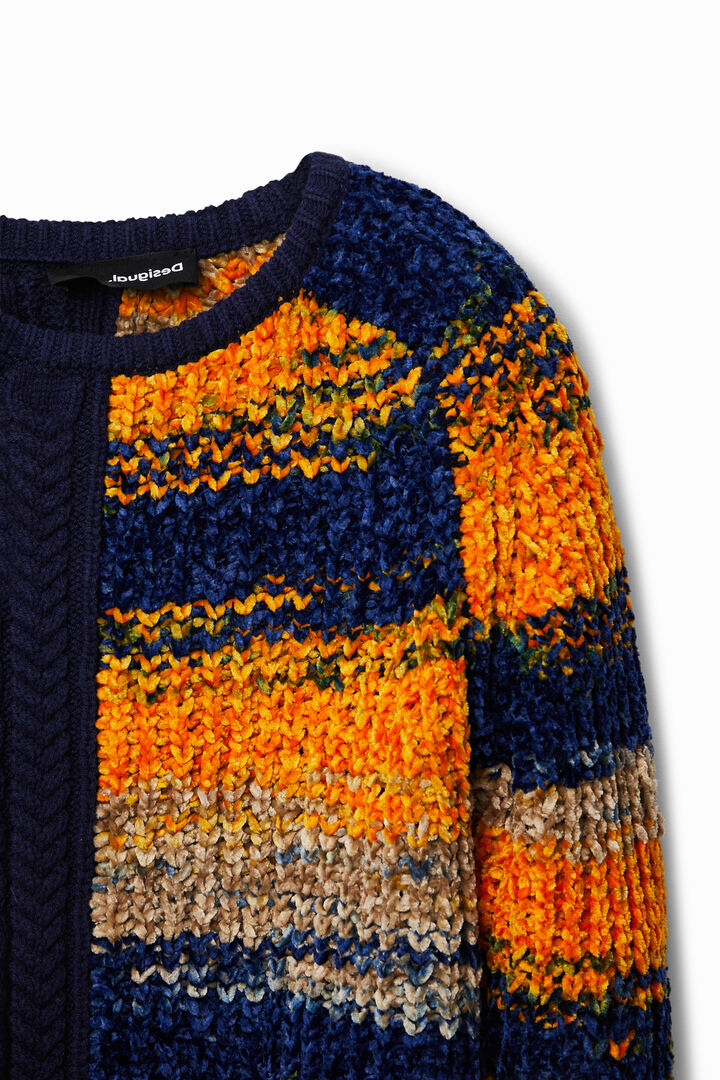 Hybrid chunky knit jumper | Desigual