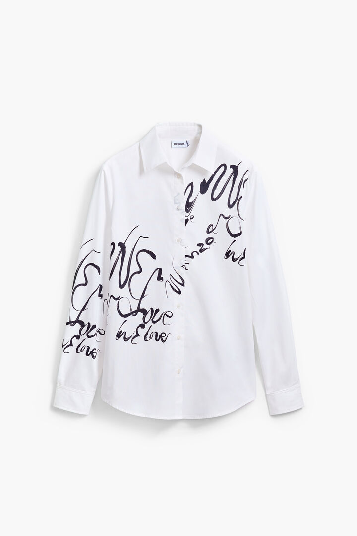 Ink letter shirt