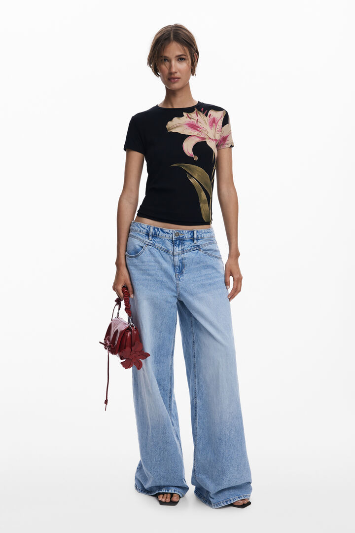 Orchid short-sleeve T-shirt | Desigual