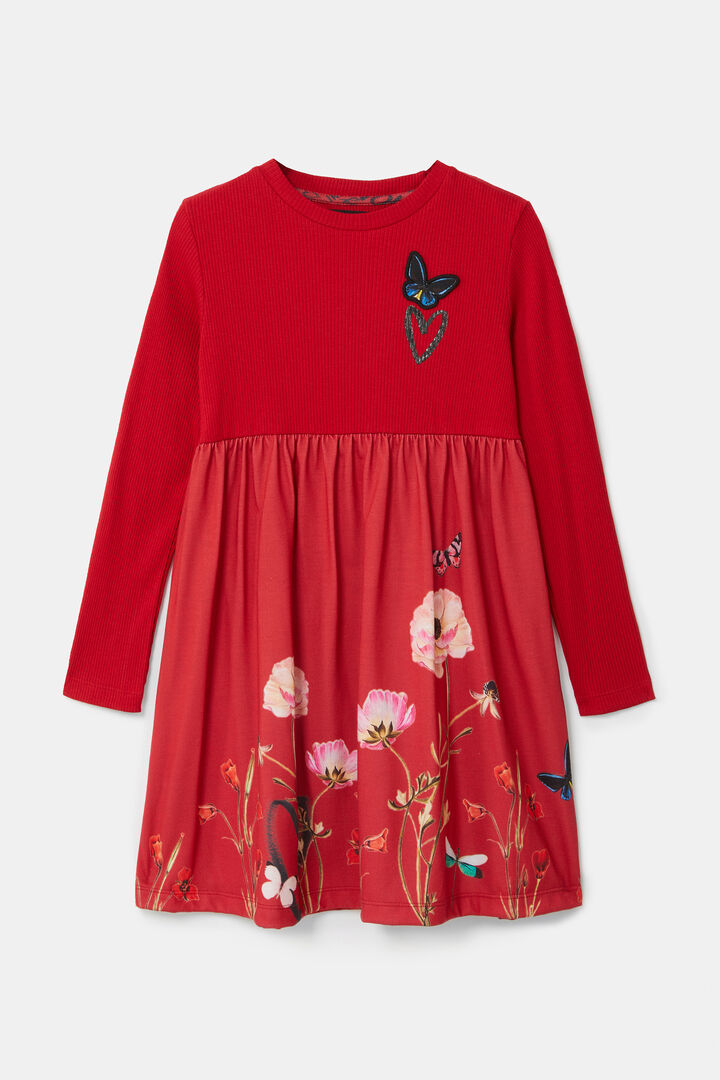 Vestido trapecio flores | Desigual