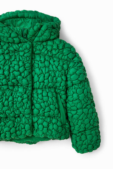 Chaqueta acolchada textura | Desigual