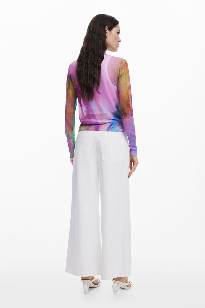 Watercolor fine sweater | Desigual