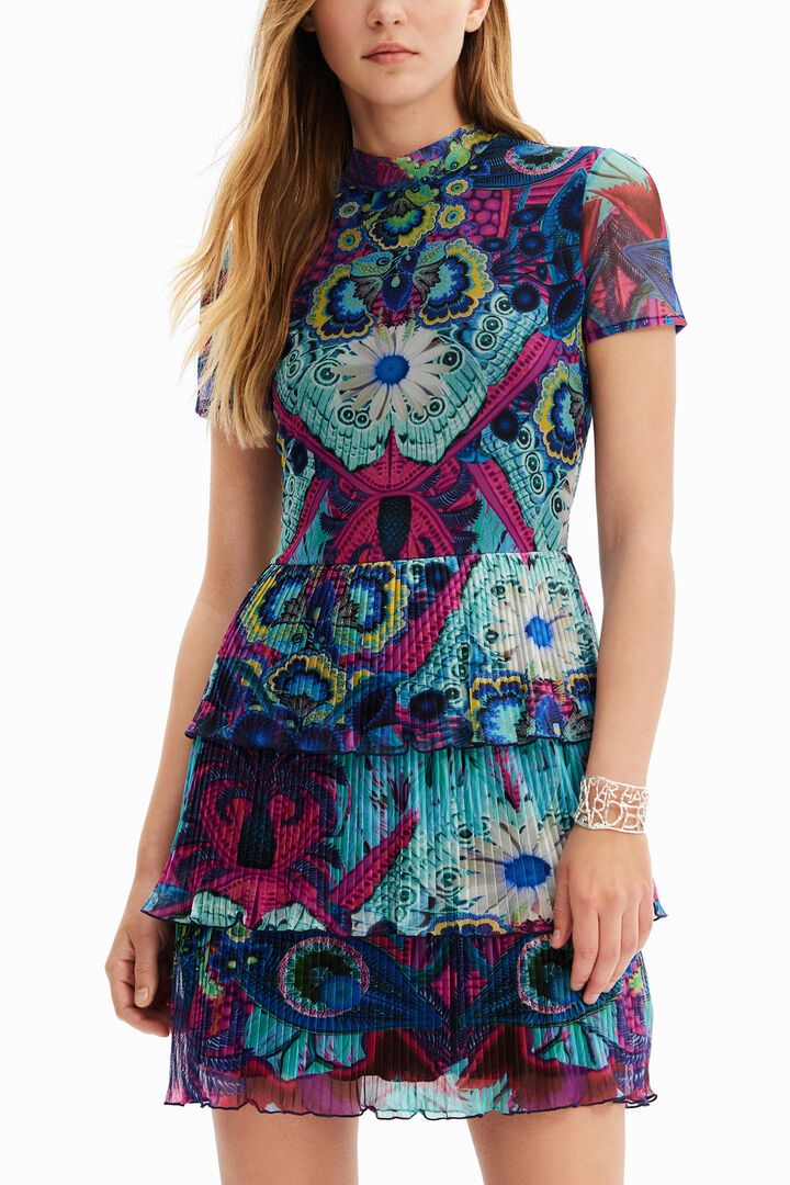 Vestido corto capas M. Christian Lacroix | Desigual