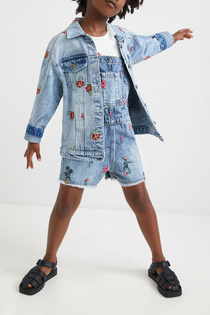 Rose denim jacket | Desigual