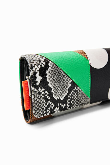 Large patchwork wallet | Desigual