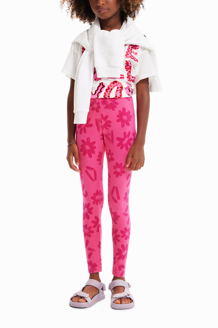 Leggings largos flores | Desigual