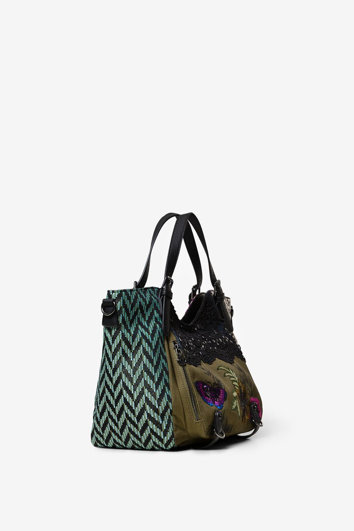 Large bag patch fabrics and textures | Desigual