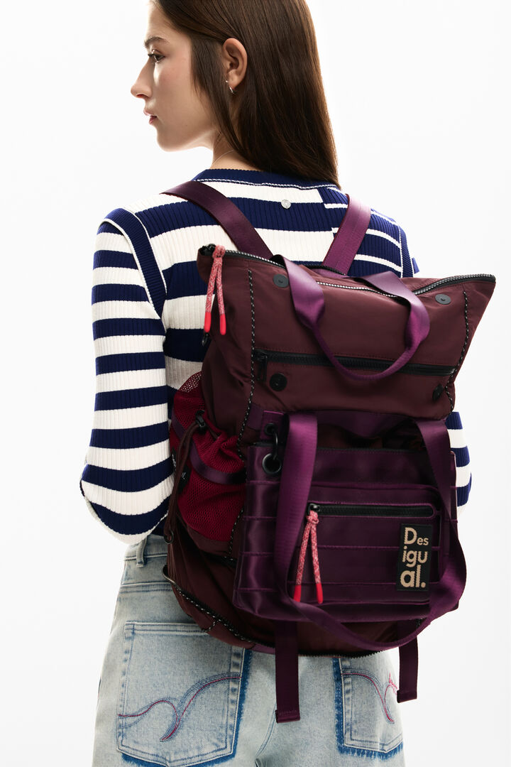 Large multiposition Voyager backpack | Desigual