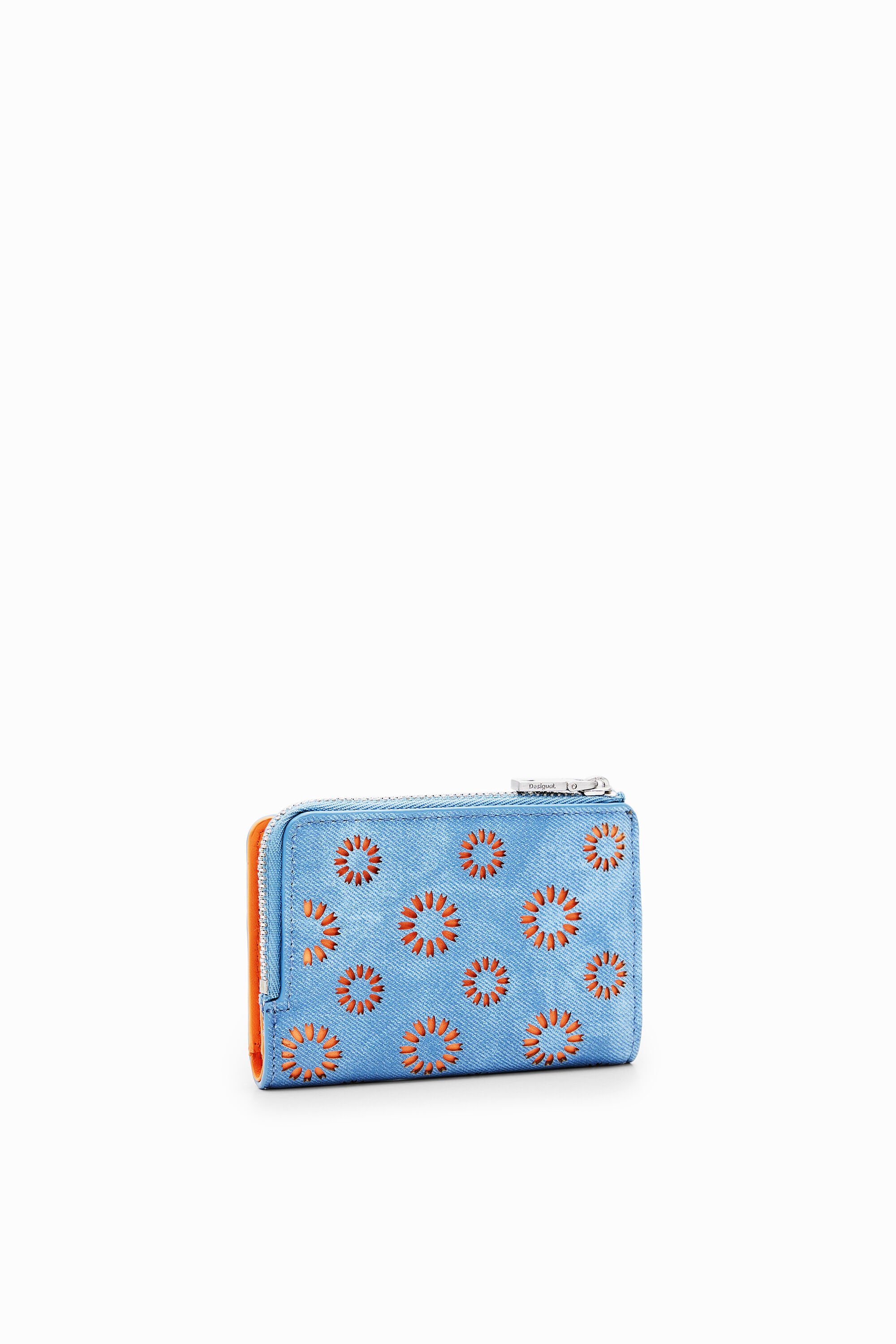 Kate spade 2025 blue floral wallet