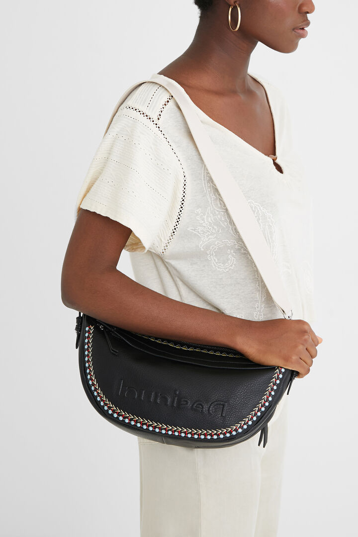 Bolso cenefas bordadas | Desigual