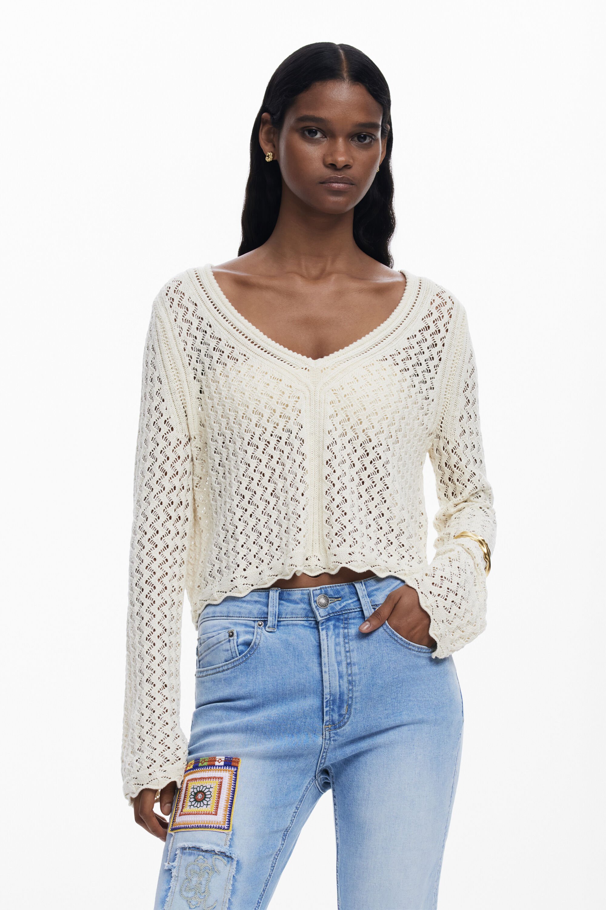 Chunky knit sweater