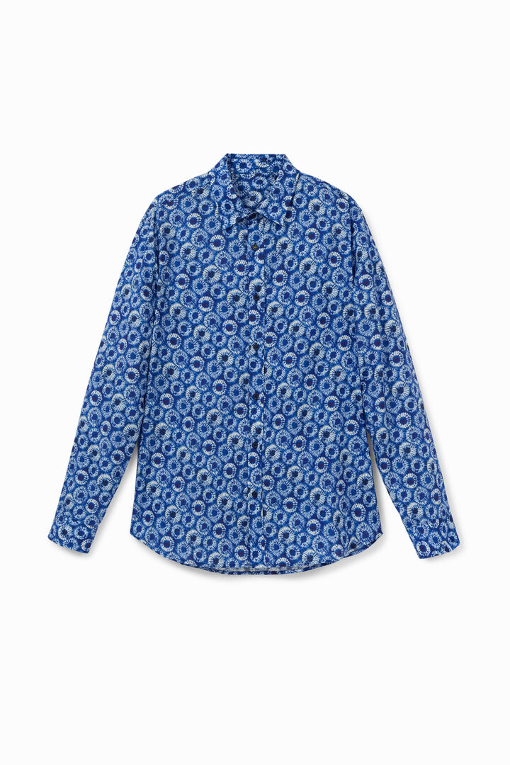 Relaxtes Hemd mit Mikroblumen | Desigual