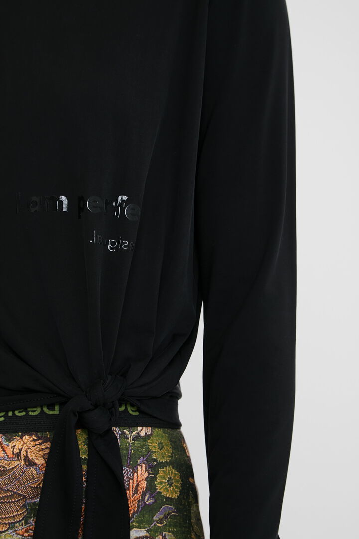Cupro knot T-shirt | Desigual