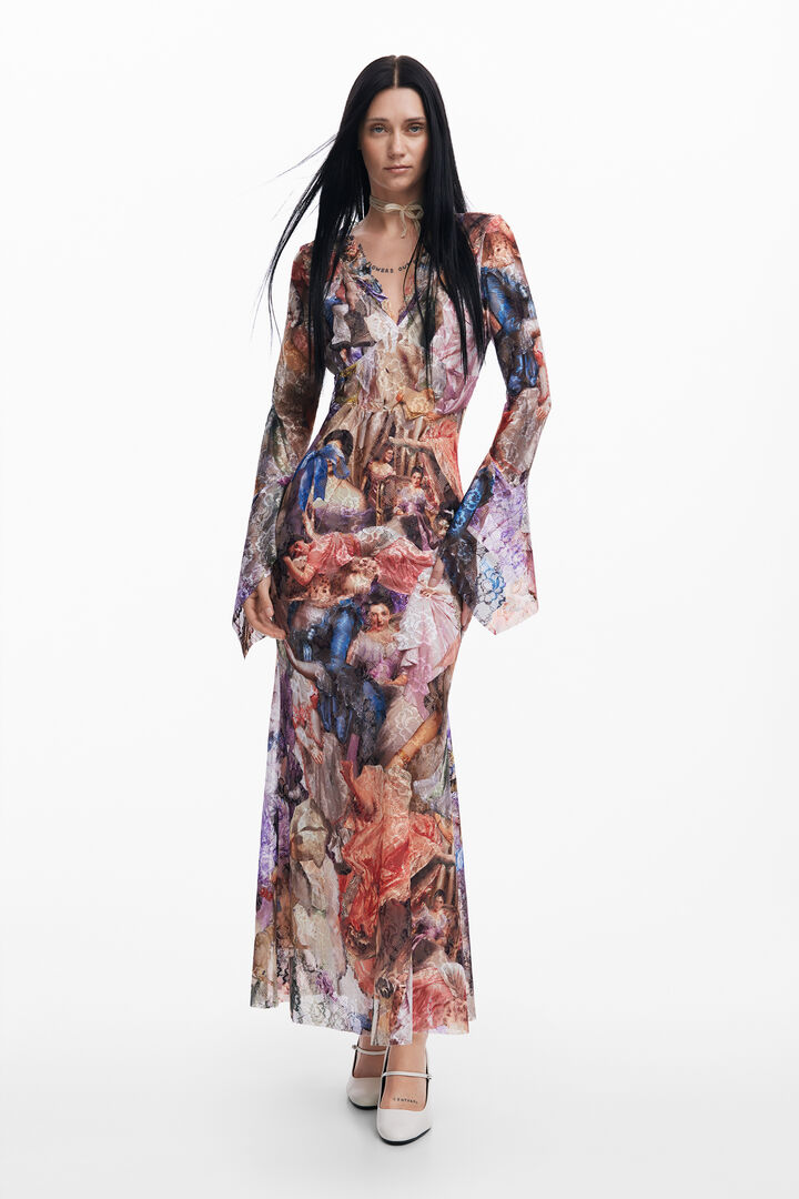 Vestido barroco María Escoté | Desigual
