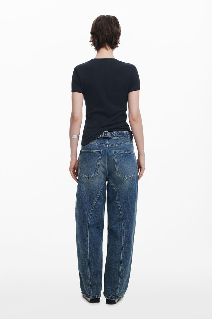 T-shirt col montant cerises | Desigual