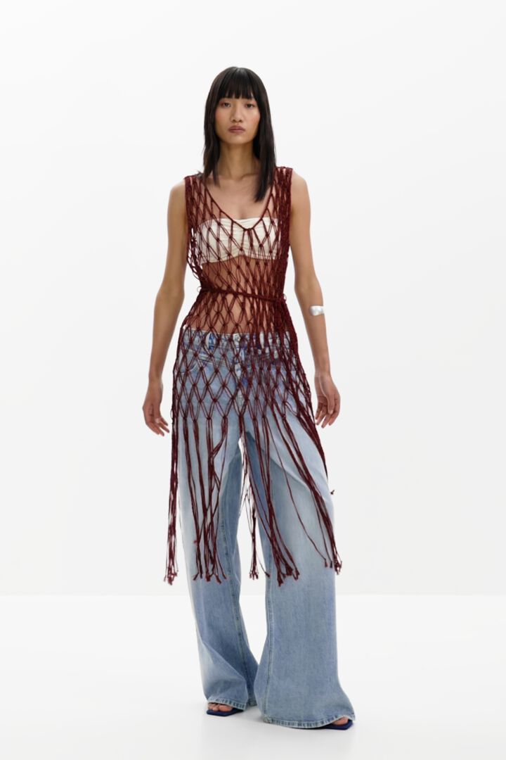 Wrap dress red | Desigual