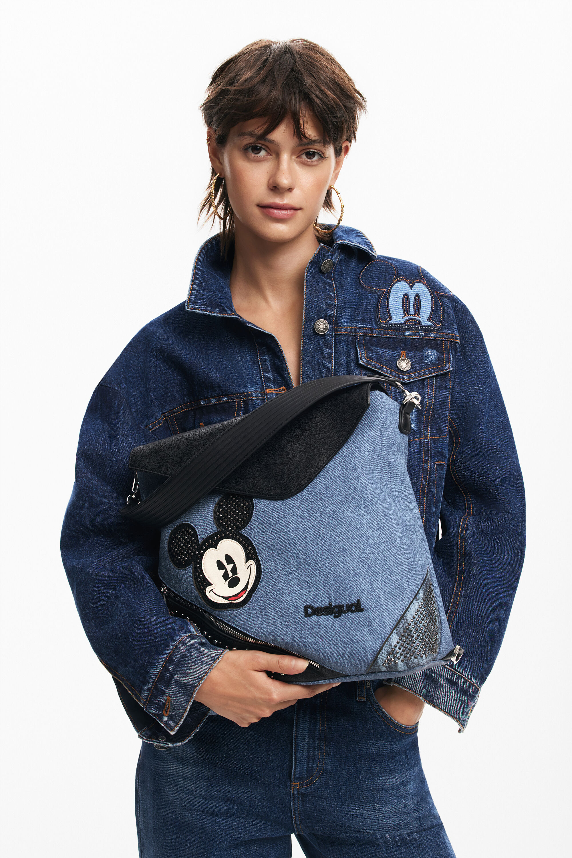 Mickey L denim backpack