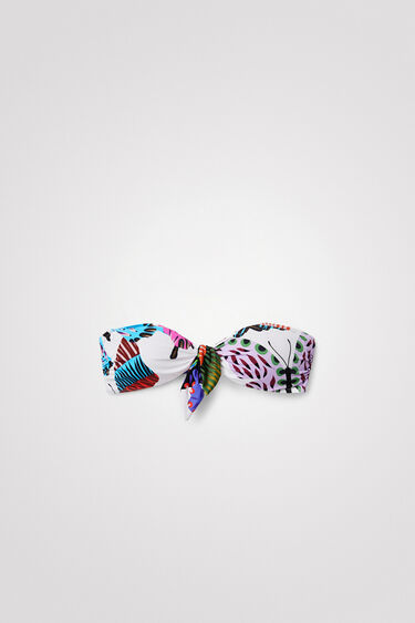 Knotted butterfly bikini top | Desigual