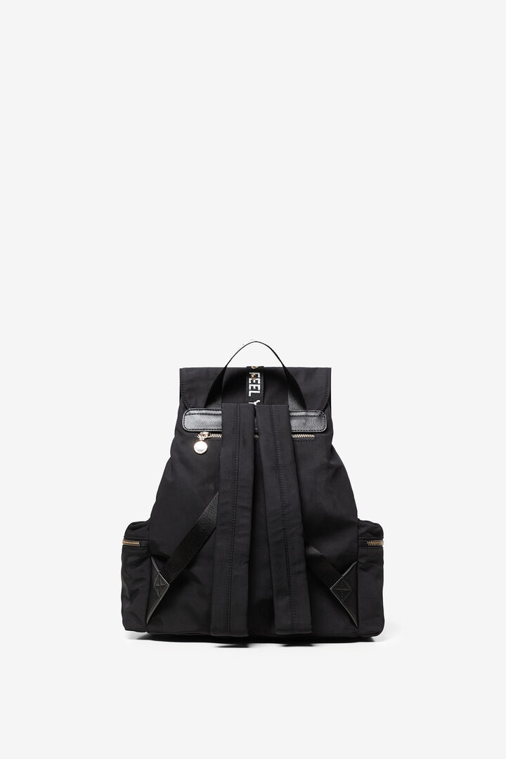 Stud backpack with slogan straps | Desigual