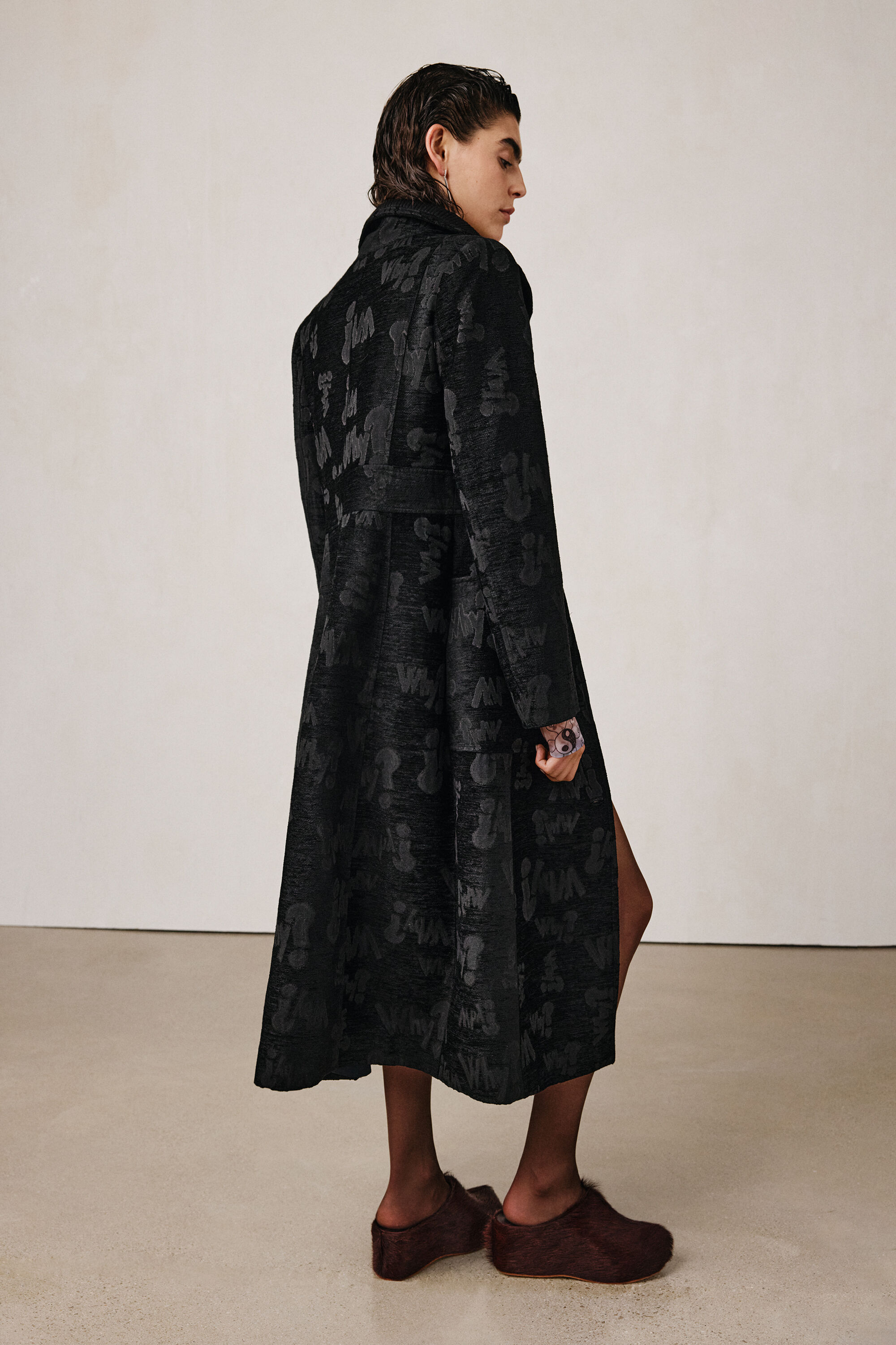 Structured jacquard coat studio Women's I Desigual.com