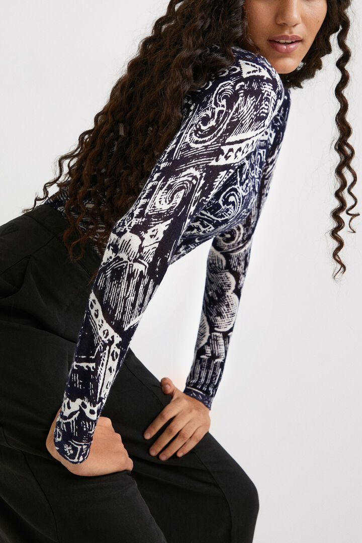 Arty long sleeve T-shirt | Desigual