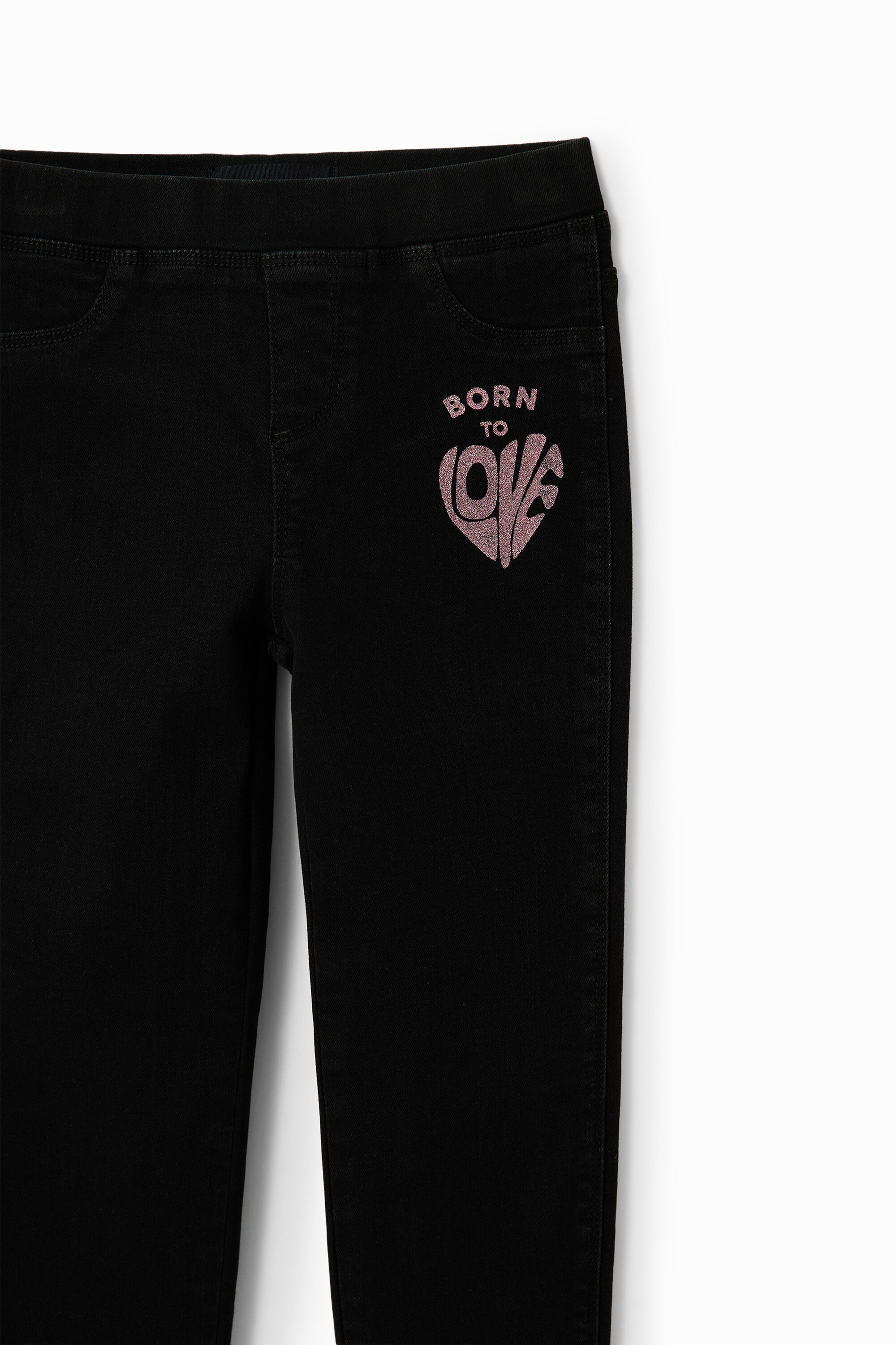 Girls hotsell denim leggings