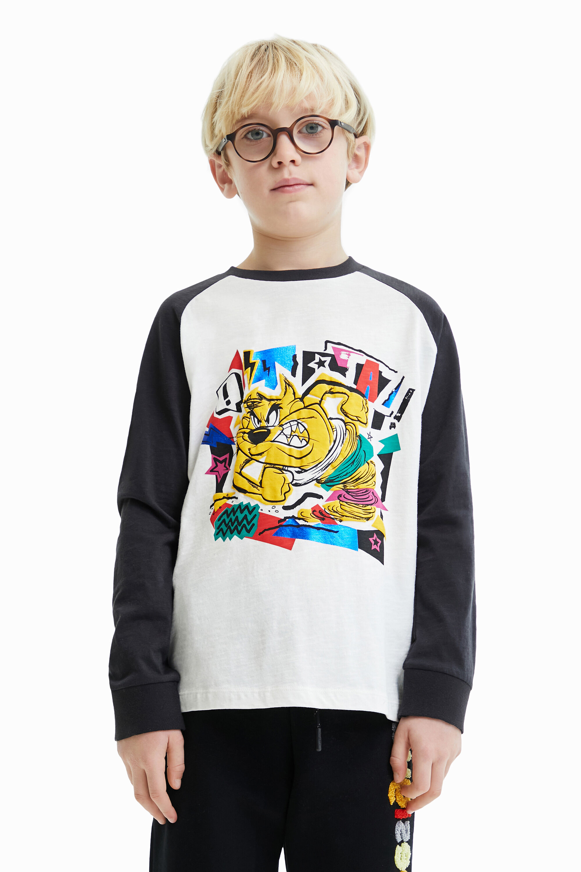Visita lo Store di DesigualDesigual T-shirt Urbano Maglietta a maniche lunghe Bambini e ragazzi 